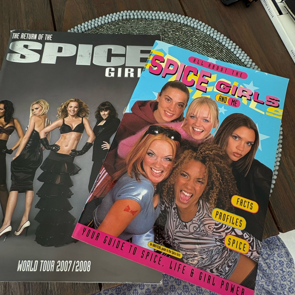 2Spice Girls Fan Book - Blue & Pink Cover fir the collector - Picture 1 of 4